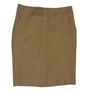 Merona Women’s Stretch Pencil Skirt 4 Tan NWOT
